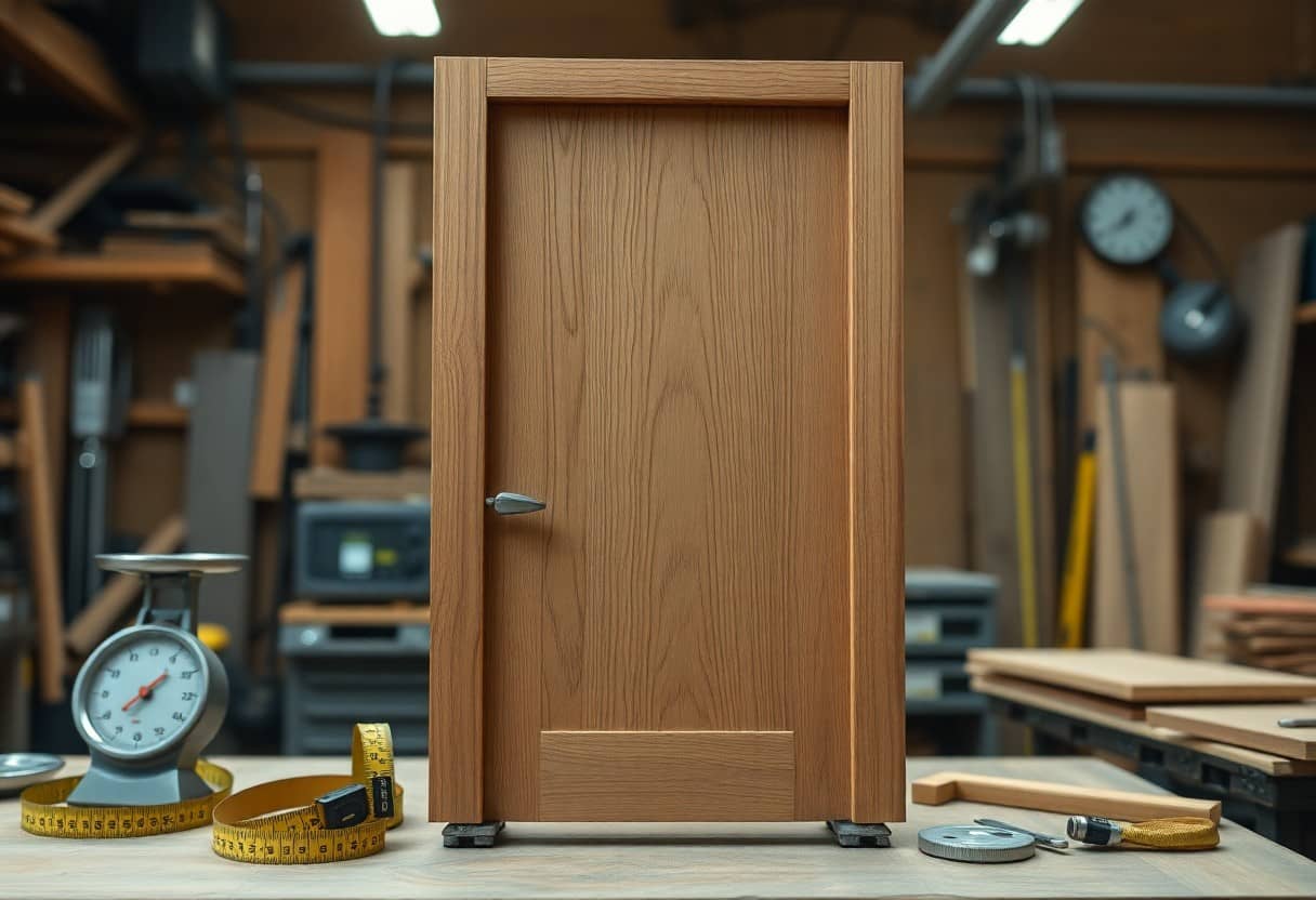 solid core wood door weight calculator 